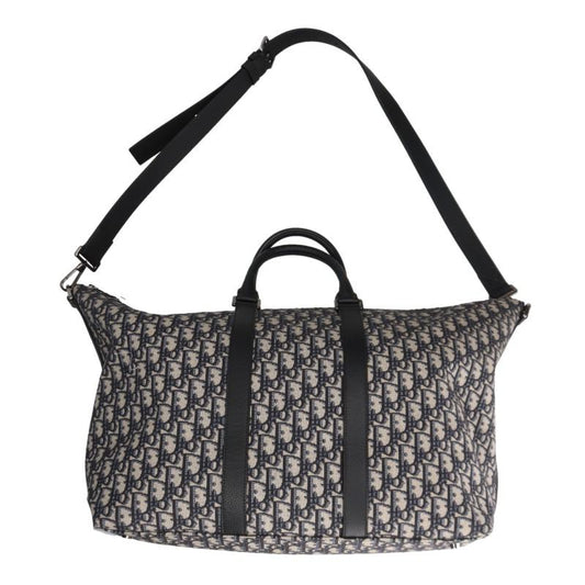 DIOR Oblique Jacquard Calfskin Weekender Duffle Bag Multi