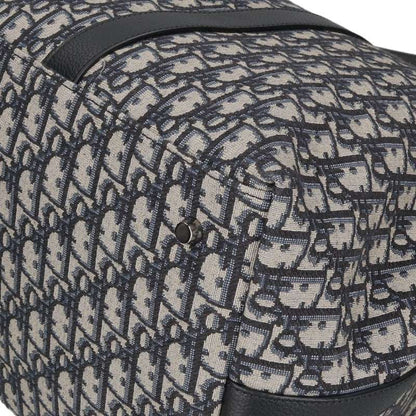 DIOR Oblique Jacquard Calfskin Weekender Duffle Bag Multi