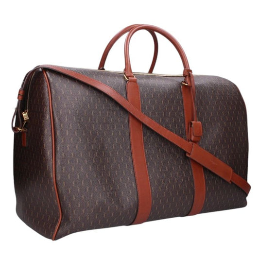 SAINT LAURENT PARIS Le Monogram 2-Way Boston Bag Brown