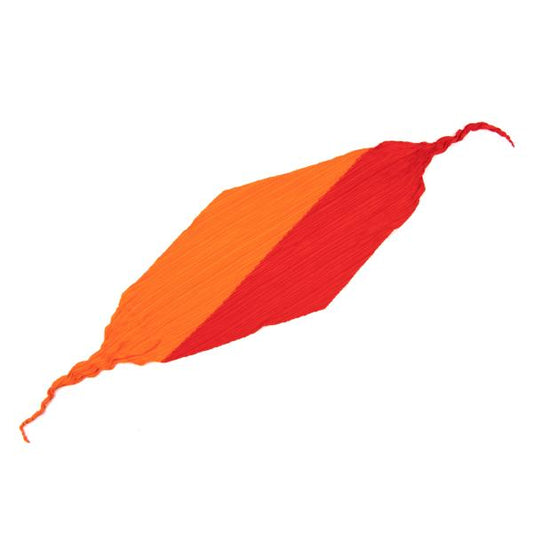 PLEATS PLEASE Bicolor Pleated Orange Red Stole