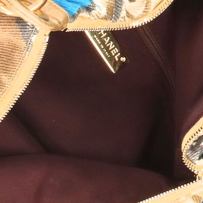 CHANEL Egypt Graffiti Chain Waist Bag Gold