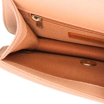 CHANEL Caviar Skin Belt Bag Beige Size ONE SIZE