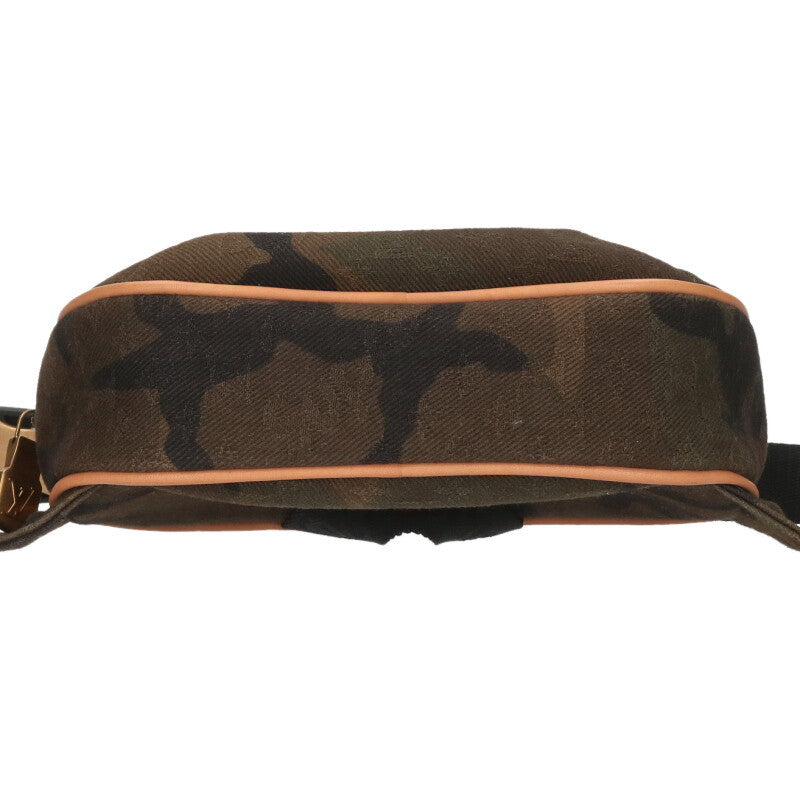 SUPREME LOUISVUITTON Camouflage Monogram Waist Bag Brown One Size