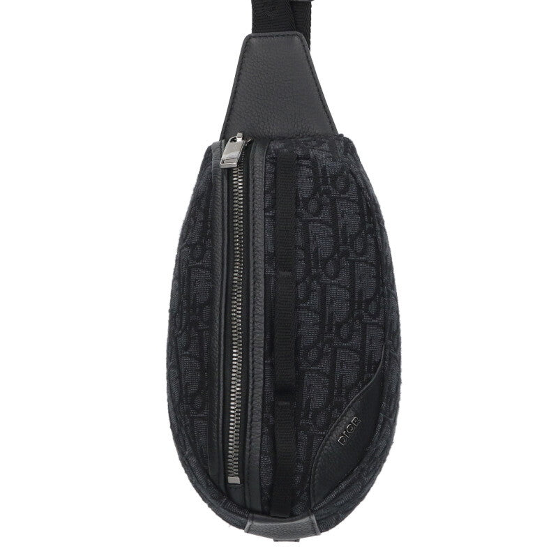 DIOR Scarab Oblique Mini Waist Bag Black Size ONE SIZE