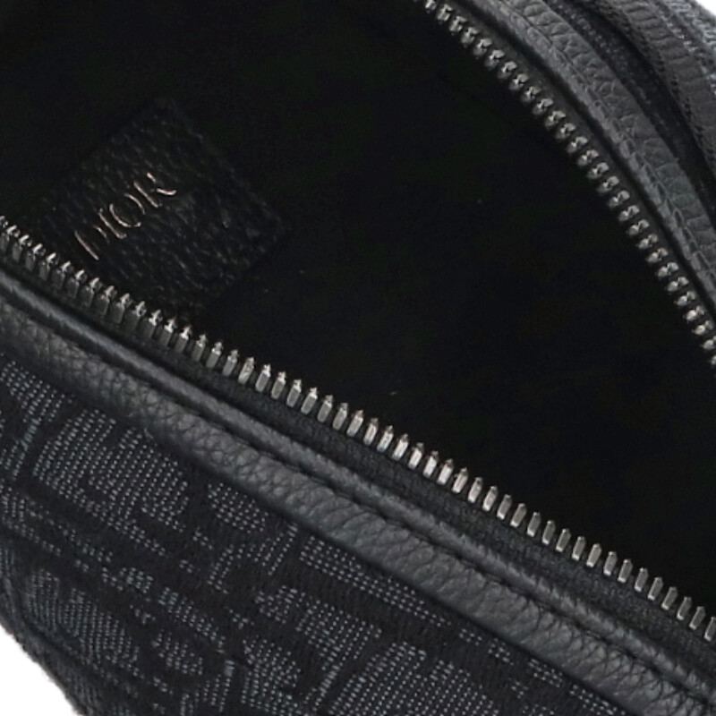 DIOR Scarab Oblique Mini Waist Bag Black Size ONE SIZE