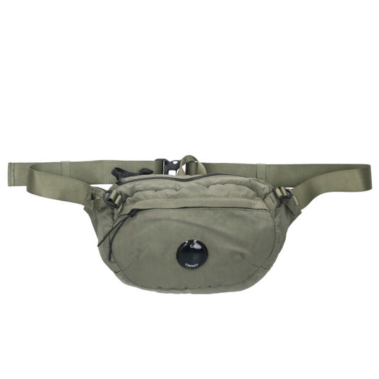 C.P.COMPANY Nylon Cross Waist Bag Green
