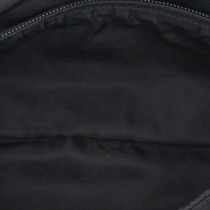 Prada Black Triangle Logo Nylon Belt Bag