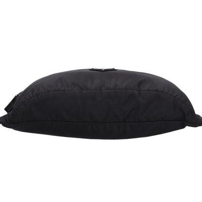 Prada Black Triangle Logo Nylon Belt Bag