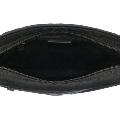 PRADA Triangle Logo Nylon Waist Bag Black Size ONE SIZE