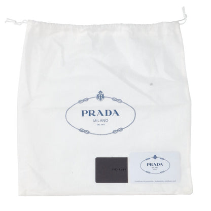 PRADA Triangle Logo Nylon Waist Bag Black Size ONE SIZE