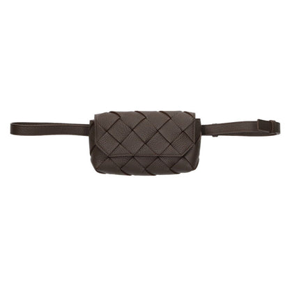 BOTTEGA VENETA Diago Leather Waist Bag Brown Size ONE SIZE