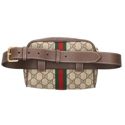 GUCCI GG Canvas Leather Body Bag Beige&Brown Size ONE SIZE