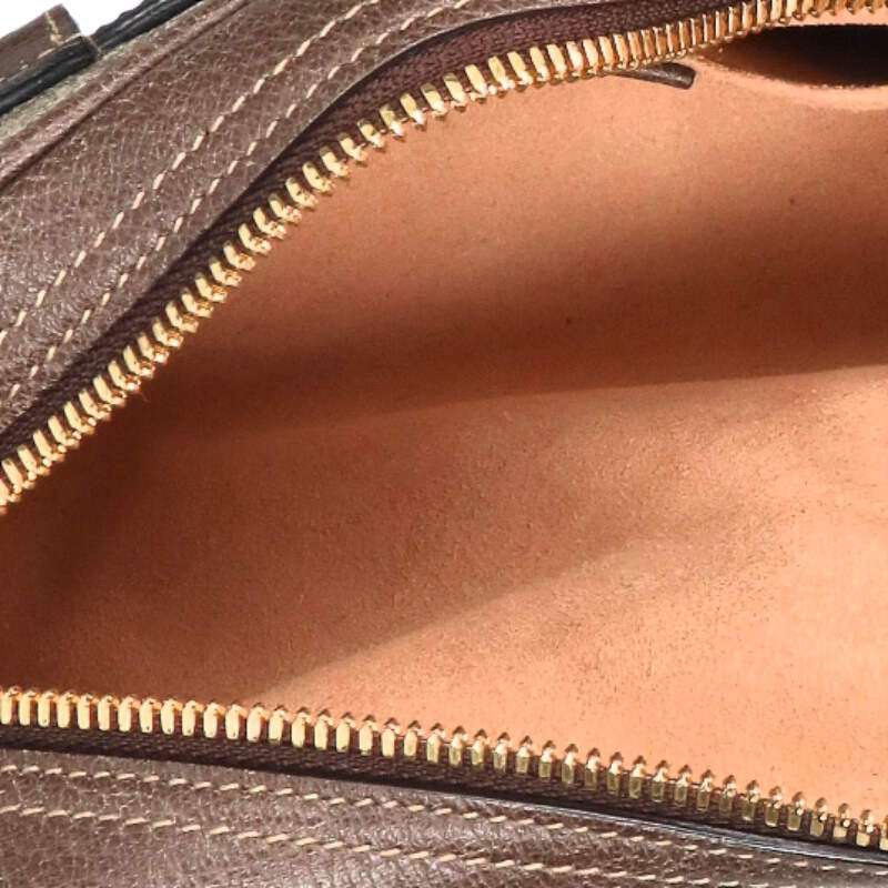 GUCCI GG Canvas Leather Body Bag Beige&Brown Size ONE SIZE