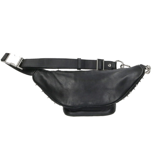 ALEXANDER WANG Studded Leather Waist Bag Black Size ONE SIZE