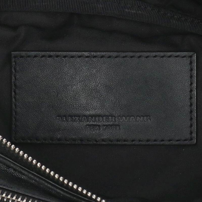 ALEXANDER WANG Studded Leather Waist Bag Black Size ONE SIZE