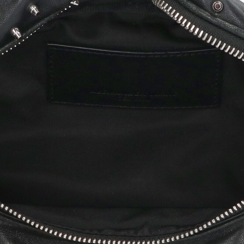 ALEXANDER WANG Studded Leather Waist Bag Black Size ONE SIZE