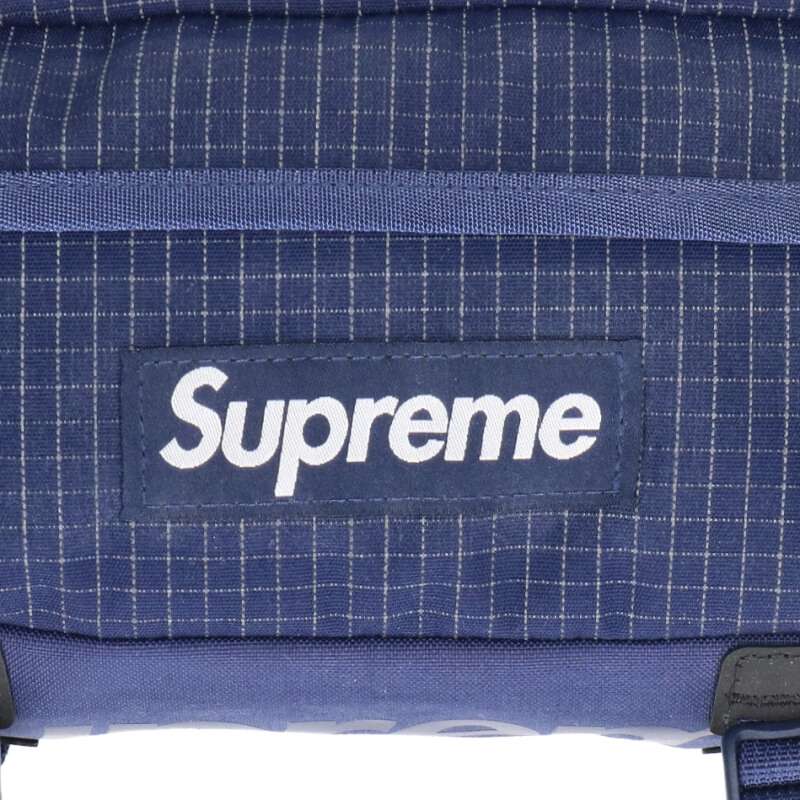 SUPREME 24SS Waist Bag Box Logo Nylon Blue Size ONE SIZE