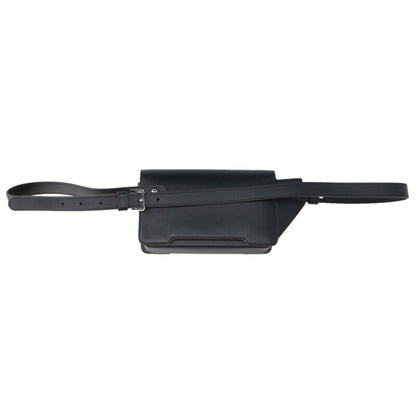 MARNI Trunkaroo Leather Sling Bag Black/Silver Size ONE SIZE