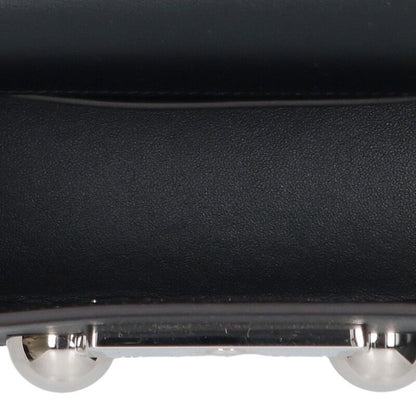 MARNI Trunkaroo Leather Sling Bag Black/Silver Size ONE SIZE