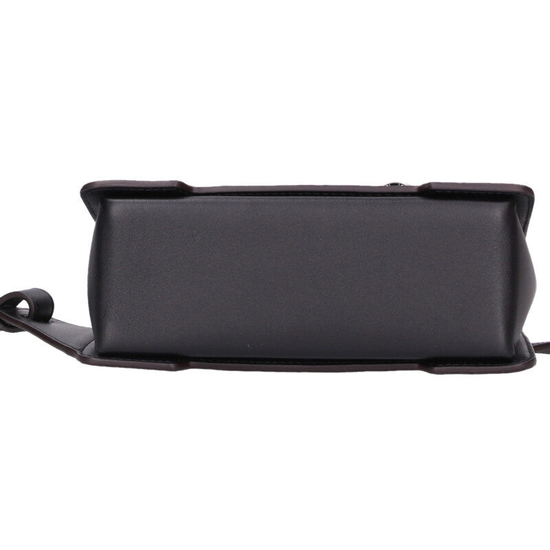 MARNI Trunkaroo Leather Sling Bag Black/Silver Size ONE SIZE