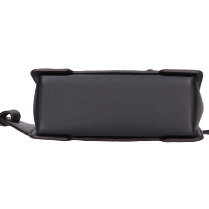 MARNI Trunkaroo Leather Sling Bag Black/Silver Size ONE SIZE