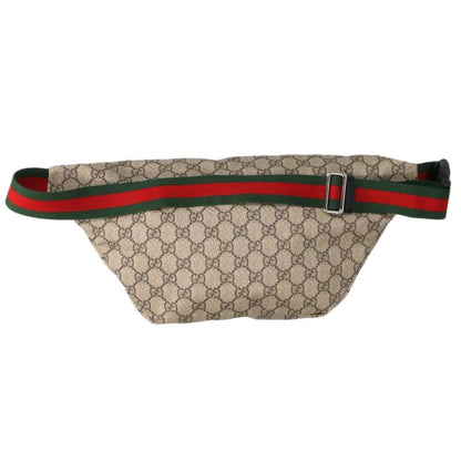 GUCCI GG Supreme Angry Cat Waist Bag Beige Size ONE SIZE
