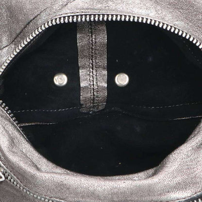 Chrome Hearts Dagger Zip Leather Bag Silver Size ONE SIZE