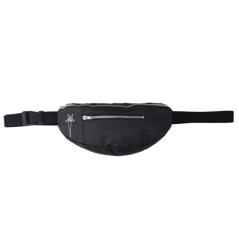 Rick Owens Pentagram Nylon Bumbag Black Bag Size ONE SIZE
