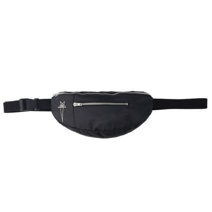 Rick Owens Pentagram Nylon Bumbag Black Bag Size ONE SIZE