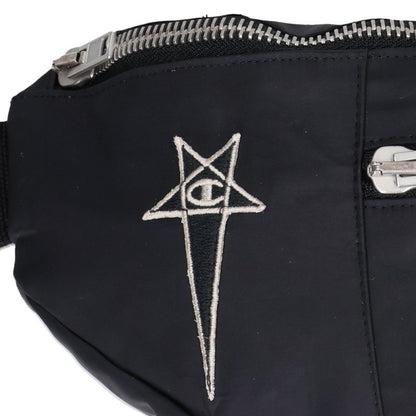Rick Owens Pentagram Nylon Bumbag Black Bag Size ONE SIZE