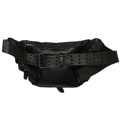 YOHJI YAMAMOTO POUR HOMME Leather Bag Black Size ONE SIZE