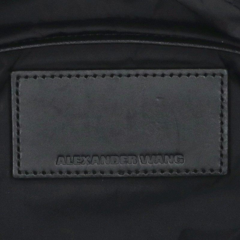 ALEXANDER WANG Leather Waist Bag Black Size ONE SIZE