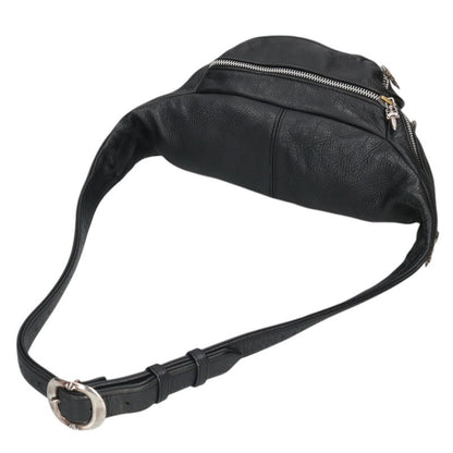 Chrome Hearts #1 Snat Pack Dagger Zip Leather Waist Bag