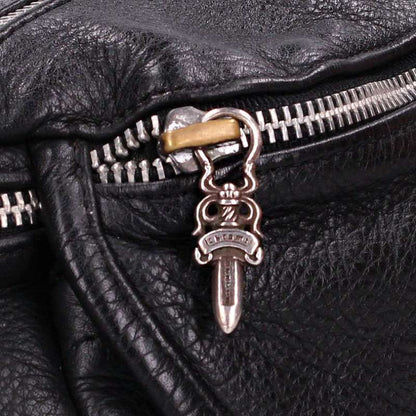 Chrome Hearts #1 Snat Pack Dagger Zip Leather Waist Bag