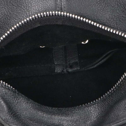 Chrome Hearts #1 SNAT PACK Leather Dagger Zip Black Silver Bag