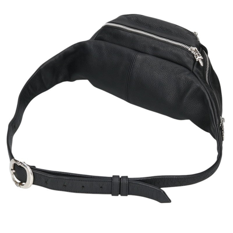 Chrome Hearts #1 Snat Pack Dagger Zip Leather Waist Bag
