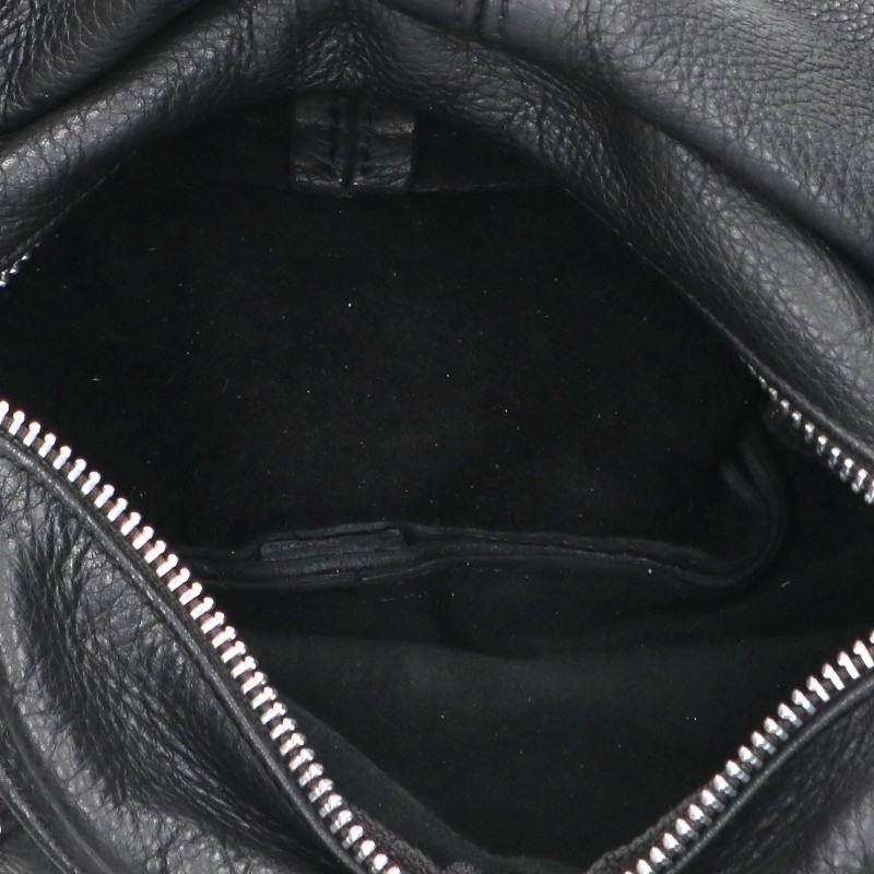 Chrome Hearts #1 Snat Pack Dagger Zip Leather Waist Bag