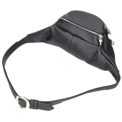 Chrome Hearts #1 SNAT PACK Dagger Zip Leather Waist Bag