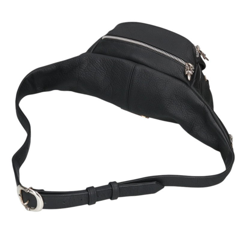 Chrome Hearts #1 SNAT PACK Leather Dagger Zip Waist Bag