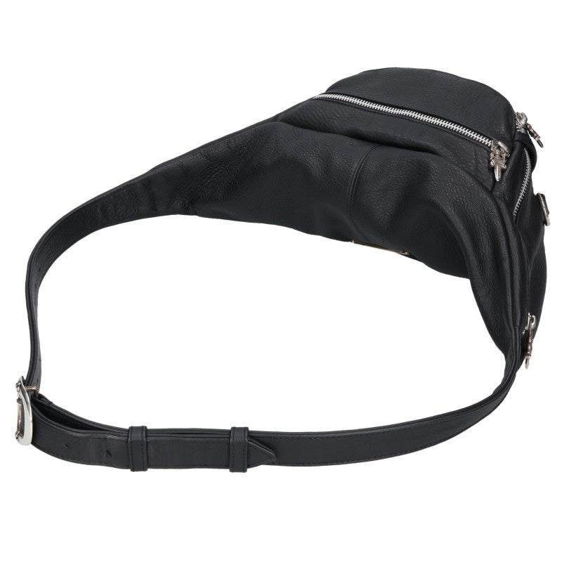 Chrome Hearts #1 SNAT PACK Leather Body Bag