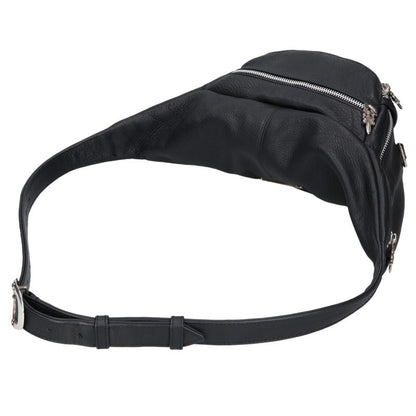 Chrome Hearts #1 SNAT PACK Leather Body Bag