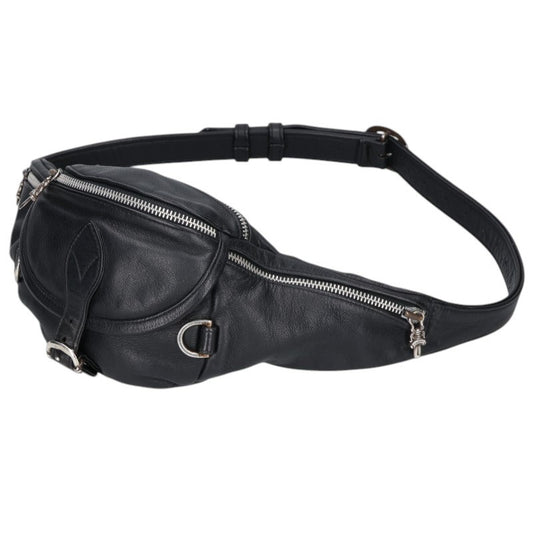 Chrome Hearts #1 Snat Pack Dagger Zip Leather Waist Bag