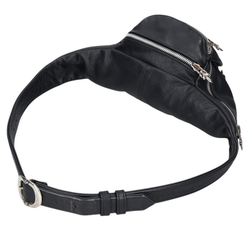 Chrome Hearts #1 Snat Pack Dagger Zip Leather Waist Bag