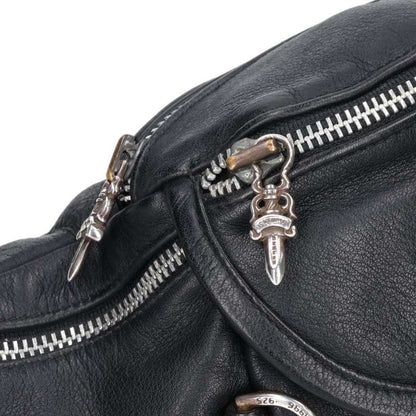 Chrome Hearts #1 Snat Pack Dagger Zip Leather Waist Bag