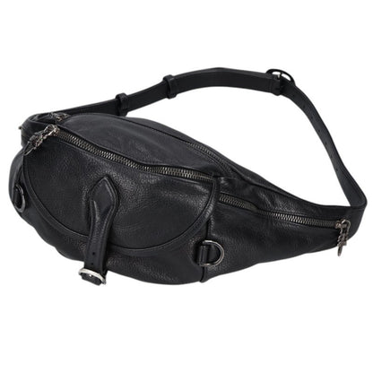 Chrome Hearts #1 Snat Pack Dagger Zip Waist Bag Black/Silver