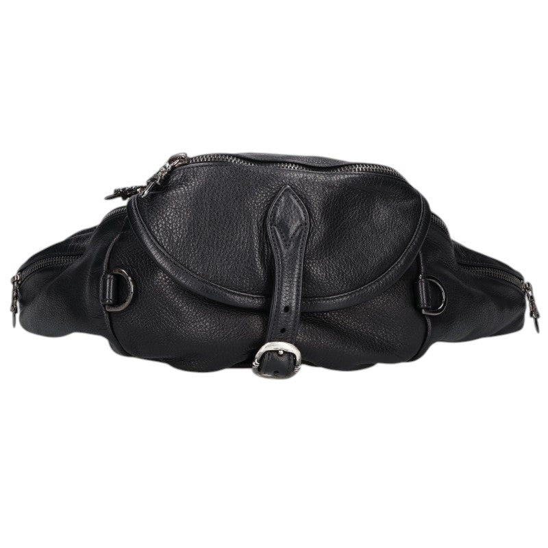 Chrome Hearts #1 Snat Pack Dagger Zip Waist Bag Black/Silver