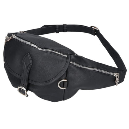 Chrome Hearts #1 SNAT PACK Dagger Zip Leather Waist Bag