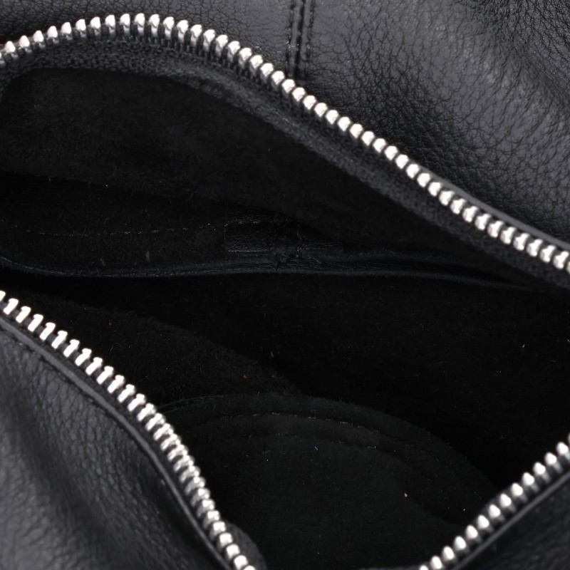 Chrome Hearts #1 SNAT PACK Dagger Zip Leather Waist Bag