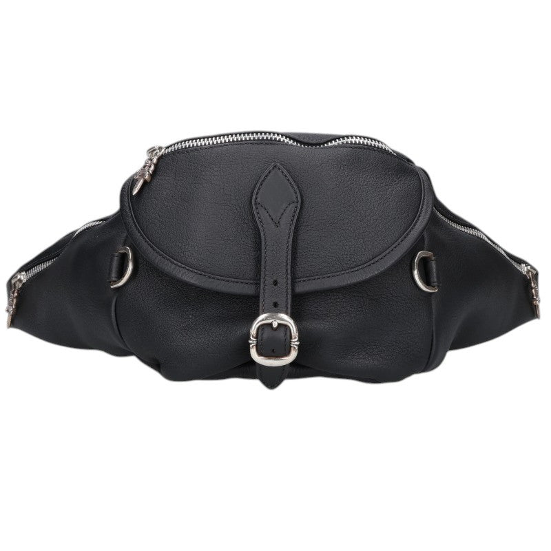 Chrome Hearts #1 SNAT PACK Dagger Zip Leather Waist Bag