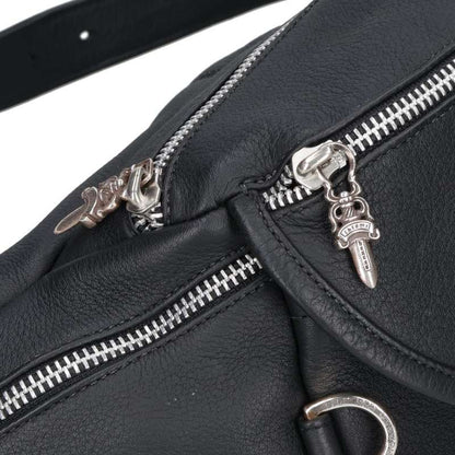 Chrome Hearts #1 SNAT PACK Dagger Zip Leather Waist Bag